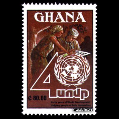 the stamp 9285 GHA 3