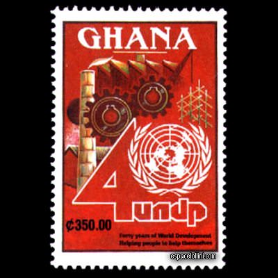 the stamp 9285 GHA 5