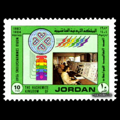 the stamp 8650 JOR 1