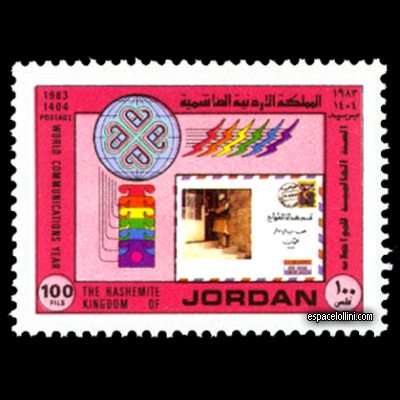 the stamp 8650 JOR 5