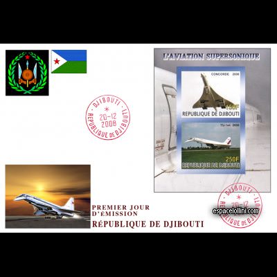 le timbre concorde DJI 117/8 FA