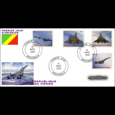 le timbre concorde COF 99/102 F