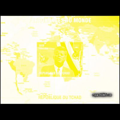 the stamp 10460 TCH 20 KA yellow