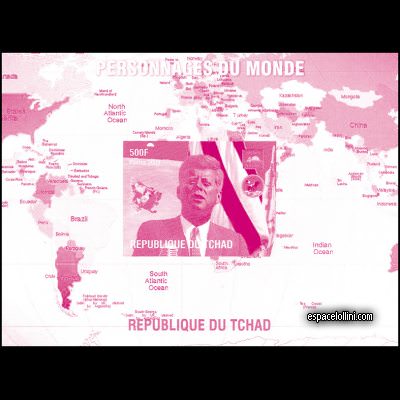 the stamp 10460 TCH 20 KA red