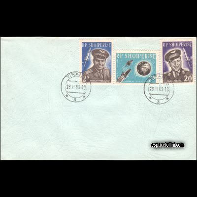 the stamp 900 ALB 1/3 F
