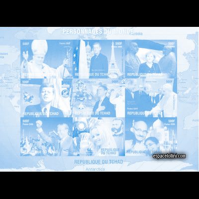 the stamp 10460 TCH 21/29 KA cyan