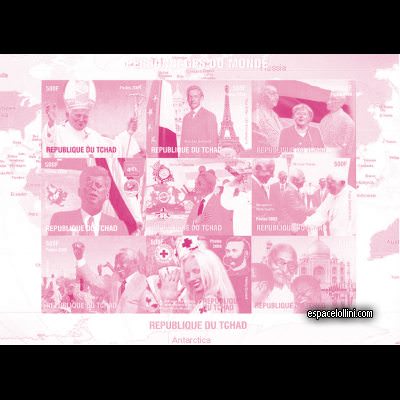 the stamp 10460 TCH 21/29 KA magenta