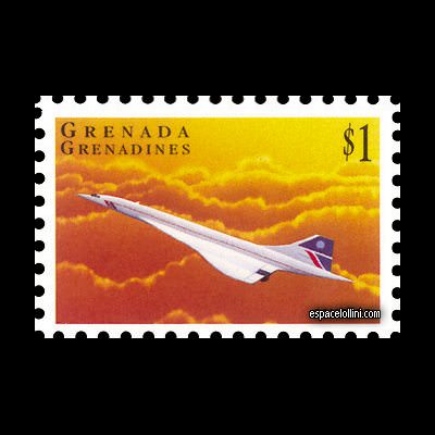 the stamp concorde GRS 32 D detail