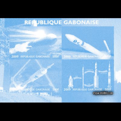 le timbre 10428 GAB 5/8 KA cyan