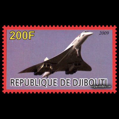 the stamp concorde DJI 123