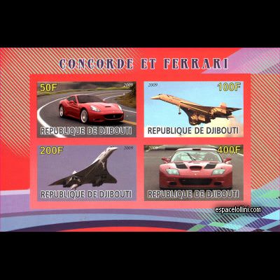 the stamp concorde DJI 121/124 CA