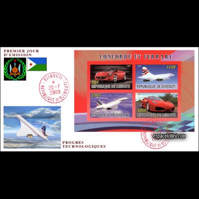 the stamp concorde DJI 125/128 FA