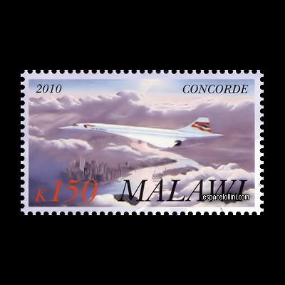 the stamp concorde MWI 9