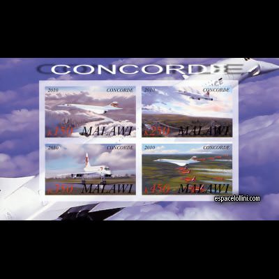 the stamp concorde MWI 9/12 CA