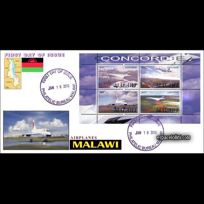 the stamp concorde MWI 9/12 F