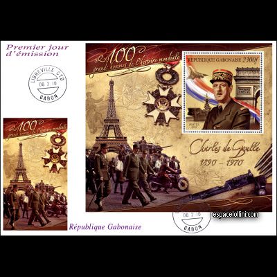 the stamp 10460 GAB 18 F