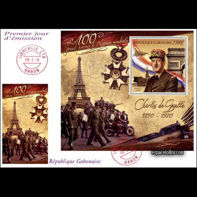 le timbre 10460 GAB 18 FA