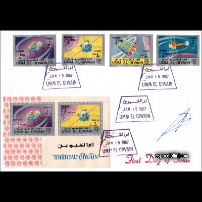 the stamp 80 UMQ 17/20 FA + 21/22 F