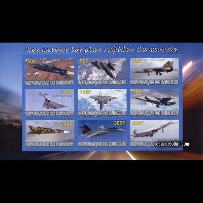 le timbre concorde DJI 129/137 CA