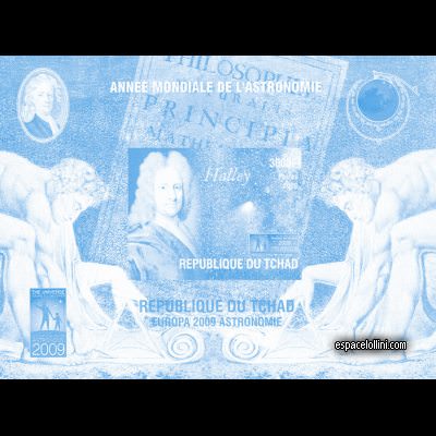 the stamp 10452 TCH 33 KA cyan