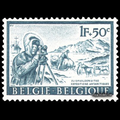 the stamp pole BEL 6