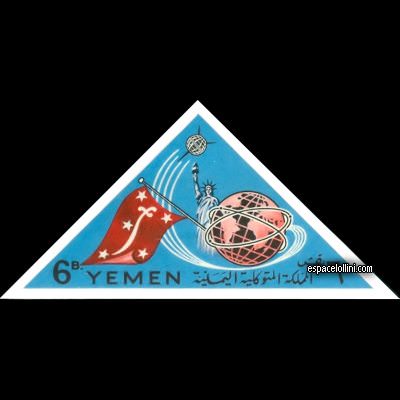 the stamp precurseur YEM 1 A