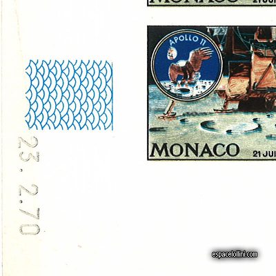 le timbre Coin dat� - Printing date