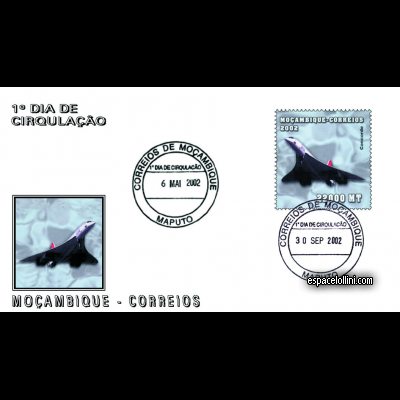 the stamp concorde MOZ 22 F