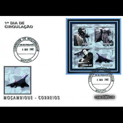the stamp concorde MOZ 19/22 FA