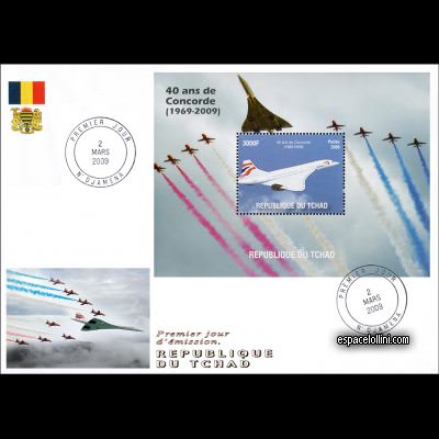 the stamp concorde TCH 61 F