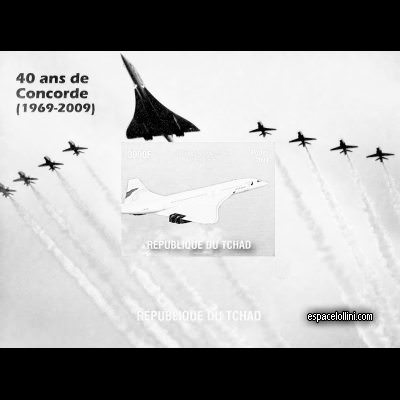 the stamp concorde TCH 61 KA black
