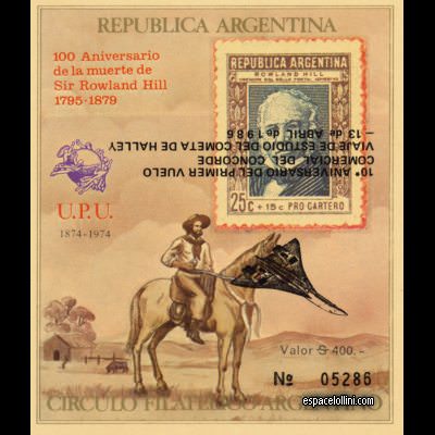 the stamp 8100 ARG 3 BA