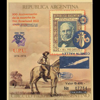 le timbre 8100 ARG 5 BA