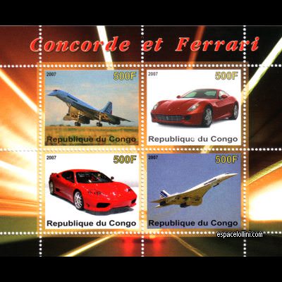 le timbre concorde COF 129/132 C