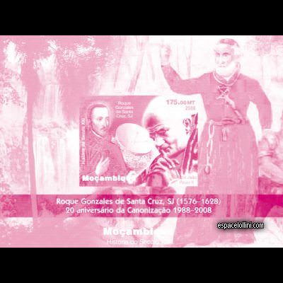 le timbre 10350 MOZ 2 KA magenta
