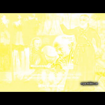le timbre 10350 MOZ 2 KA yellow