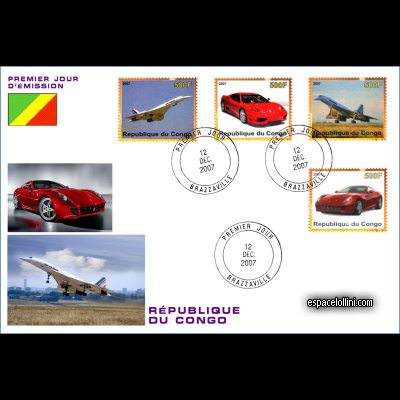 le timbre concorde COF 125/128 F