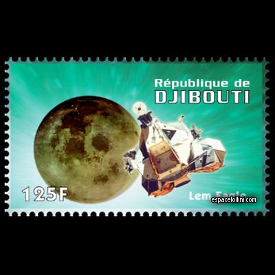 the stamp 10430 DJI 32 (LEM) detail