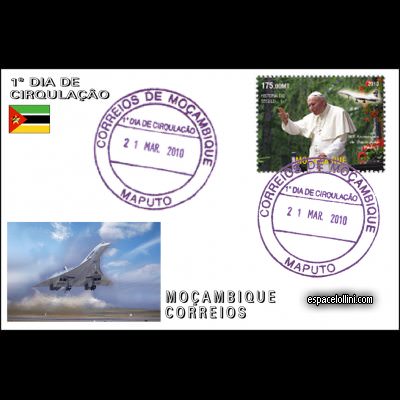 the stamp concorde MOZ 30 F