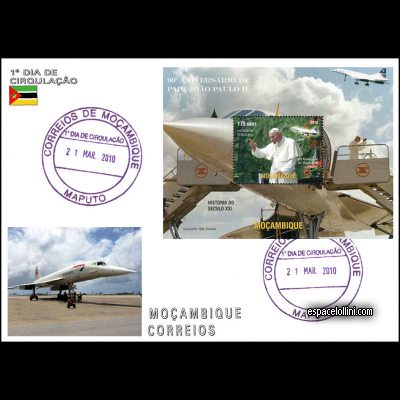 the stamp concorde MOZ 31 F