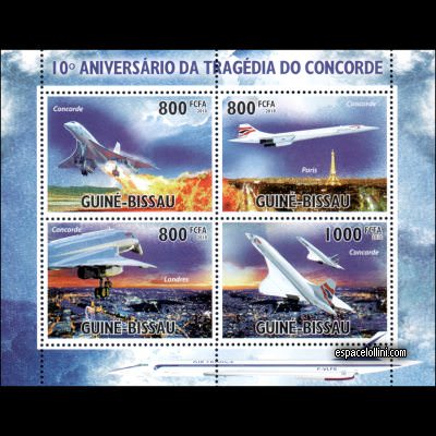 the stamp concorde GUB 51/54 C