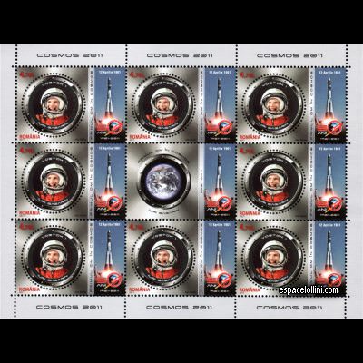 the stamp 10485 ROU 2 G