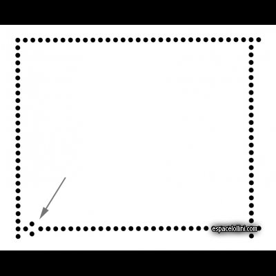 the stamp Calque Dent