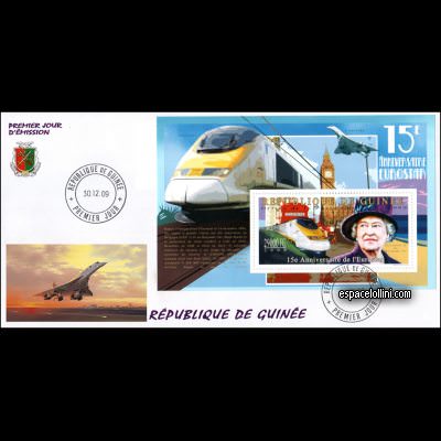 the stamp concorde GUI 74 F