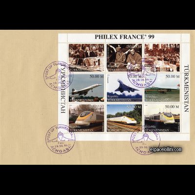 le timbre concorde TRM 2/10 F