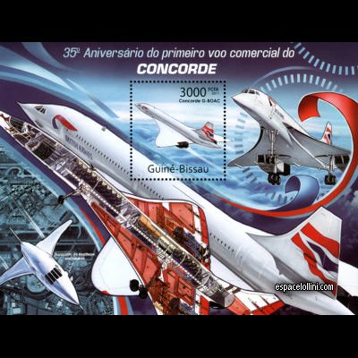 the stamp concorde GUB 56 B
