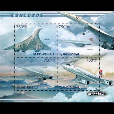 the stamp concorde GUB 57/60 C