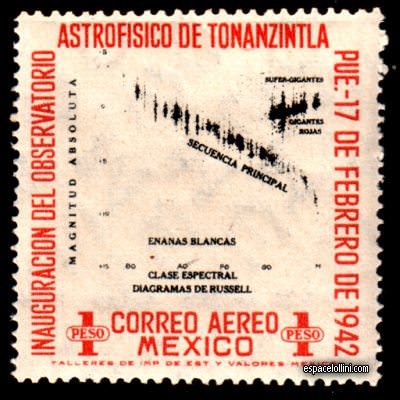 the stamp etoile MEX 6