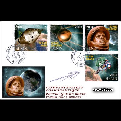 the stamp 10485 BEN 1/4 F