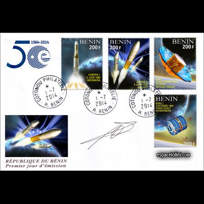 the stamp 10522 BEN 1/4 F